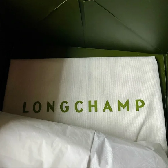 Longchamp Le Foulonné Shoulder Bag in Mocha Brown - Picture 13 of 14